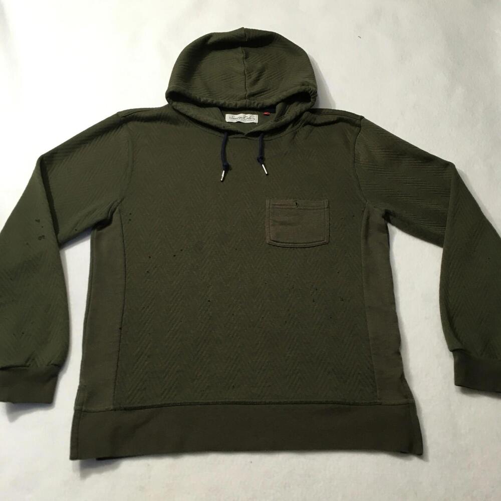 Sovereign Code Full Zip Hoodie large hooded green hunter pocket
